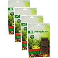 com-four® Varillas de Fertilizante 160x - Fertilizante de Flores para Plantas Verdes y Plantas con Flores - Fertilizante…